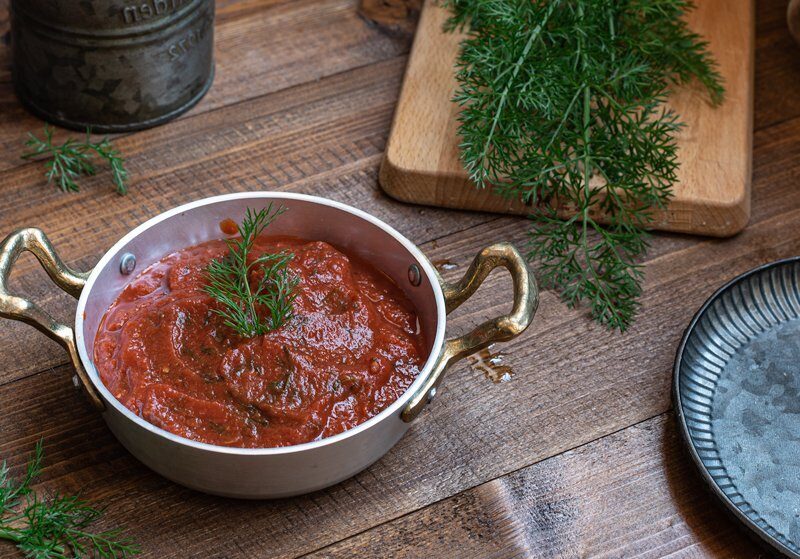 Sugo con finocchietto selvatico