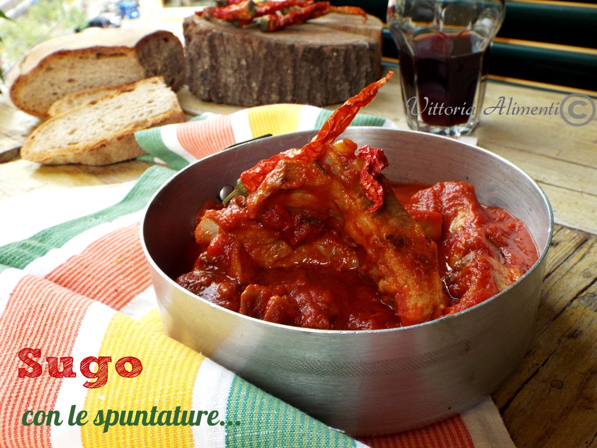 Sugo con spuntature
