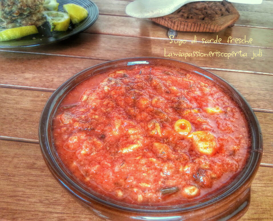 Sugo di sarde fresche