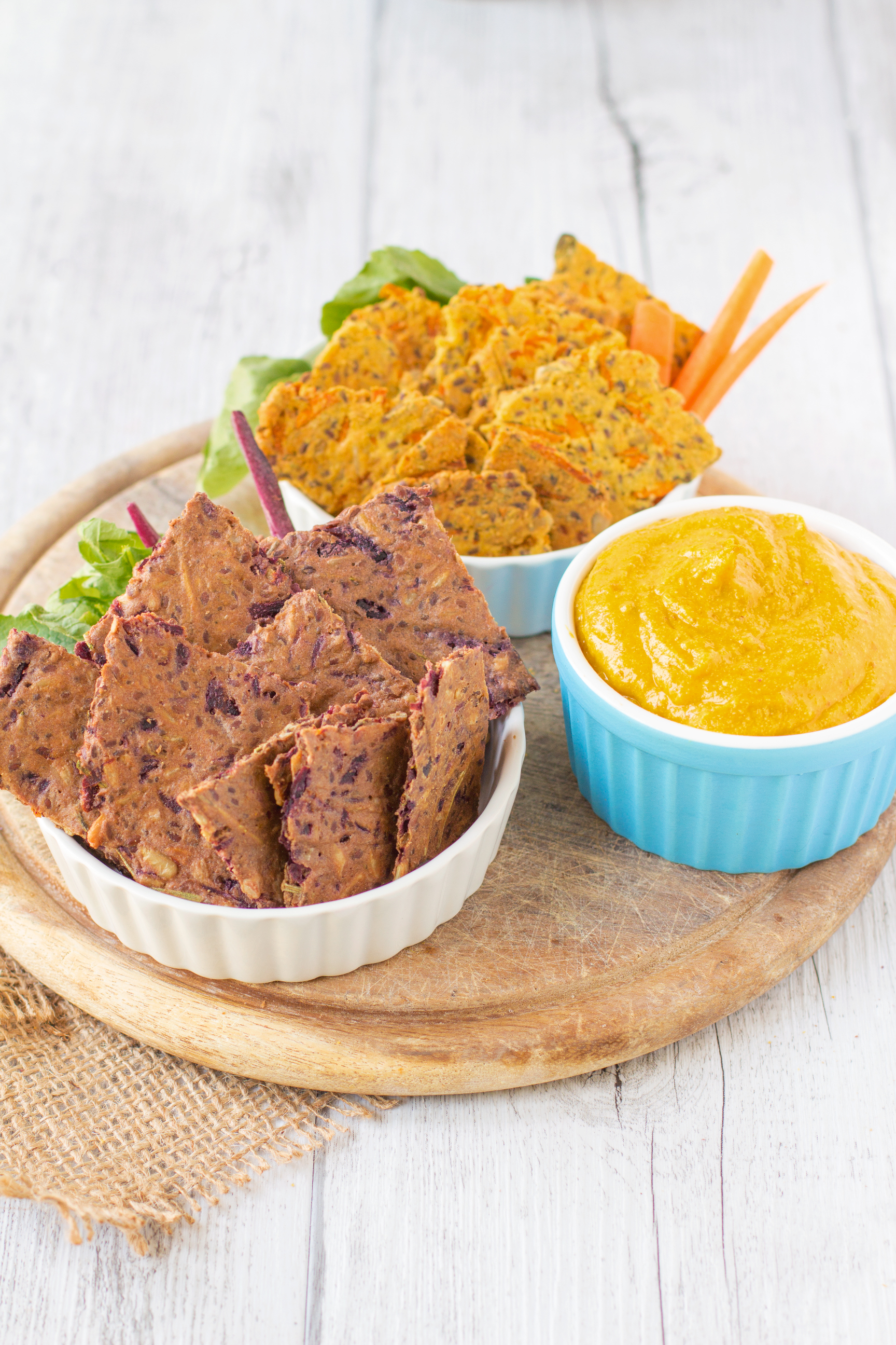 Superfood crackers carote e mandorle | vegan & senza glutine