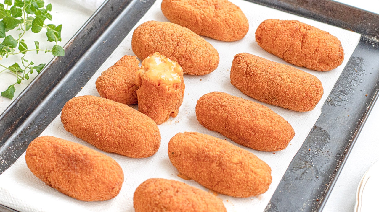 Supplì di riso alla romana senza burro (supplì al telefono) ricetta vegana