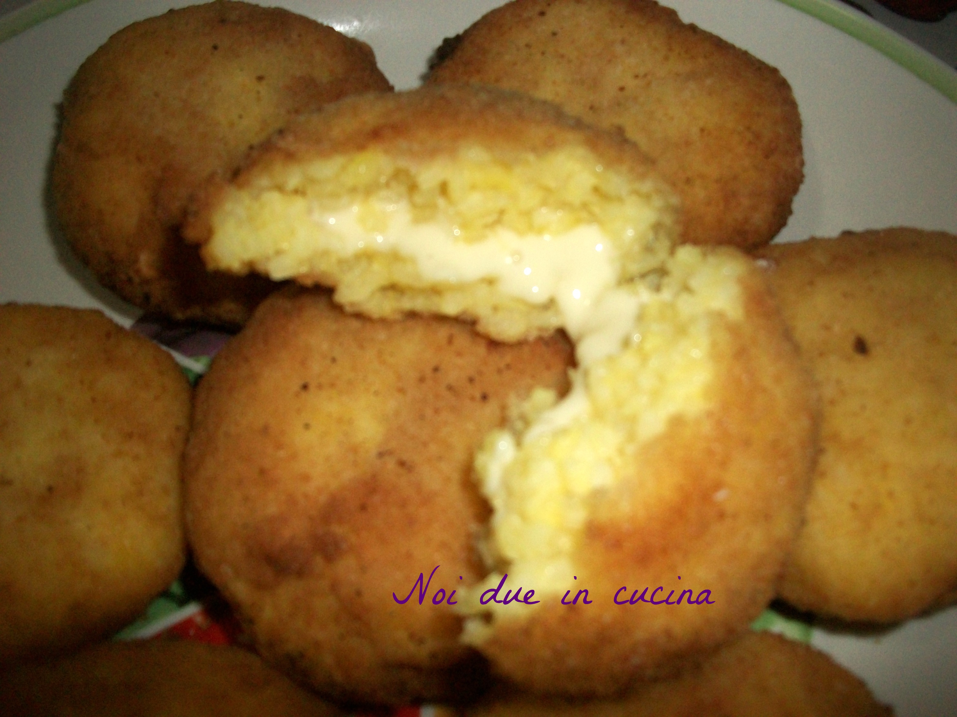 Supplì di riso allo zafferano