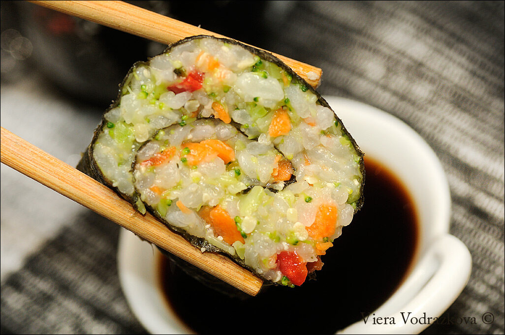 Sushi fake molto veloce a modo mio con broccoli