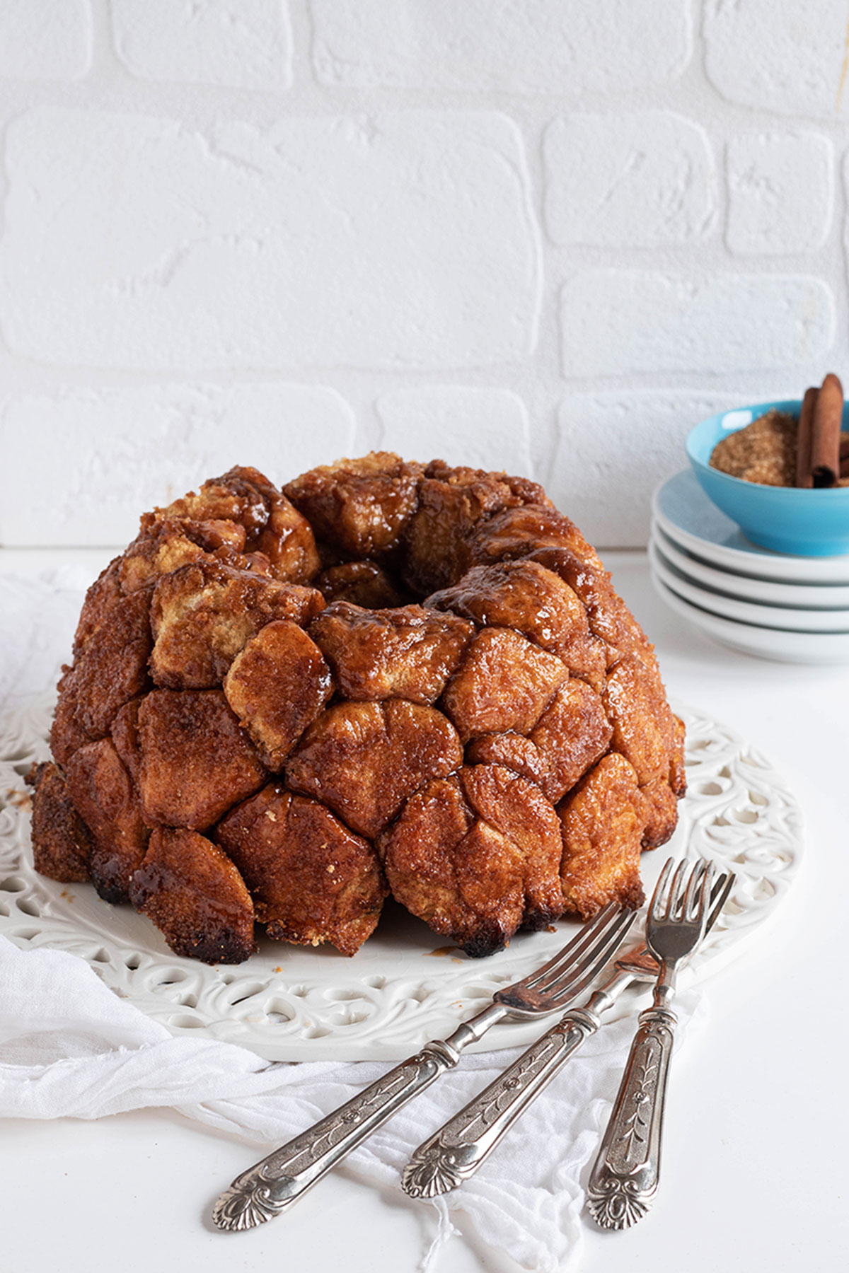 Sweet monkey bread alla cannella