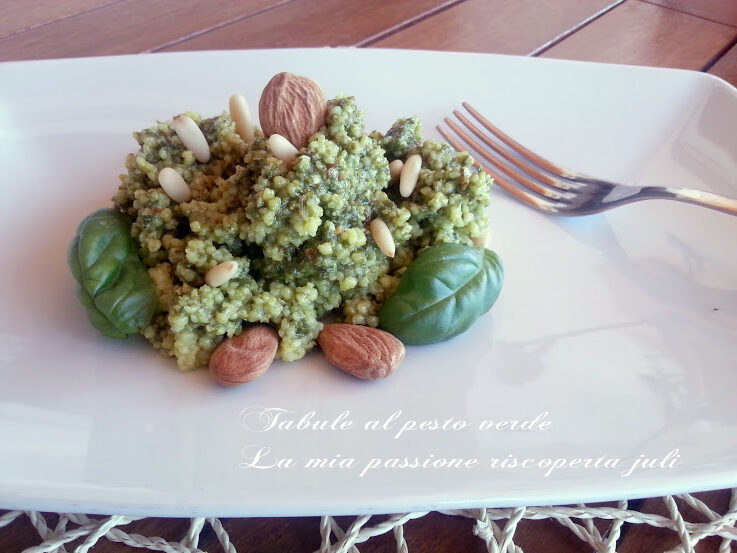 Tabule al pesto verde genovese