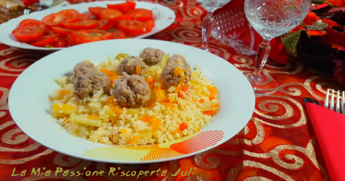 Tabule con brodo di polpette