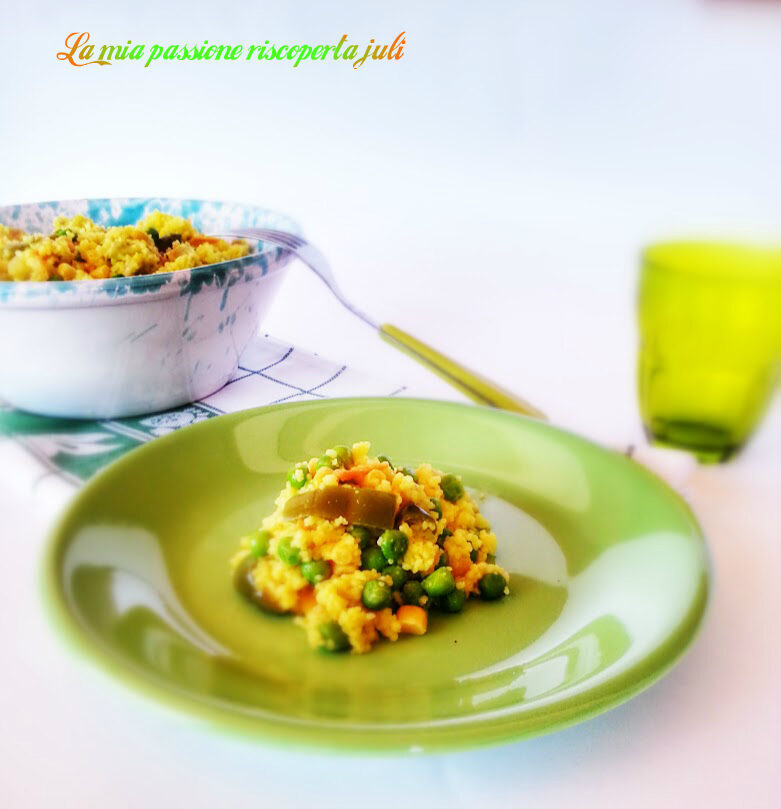 Tabulè con verdure fresche