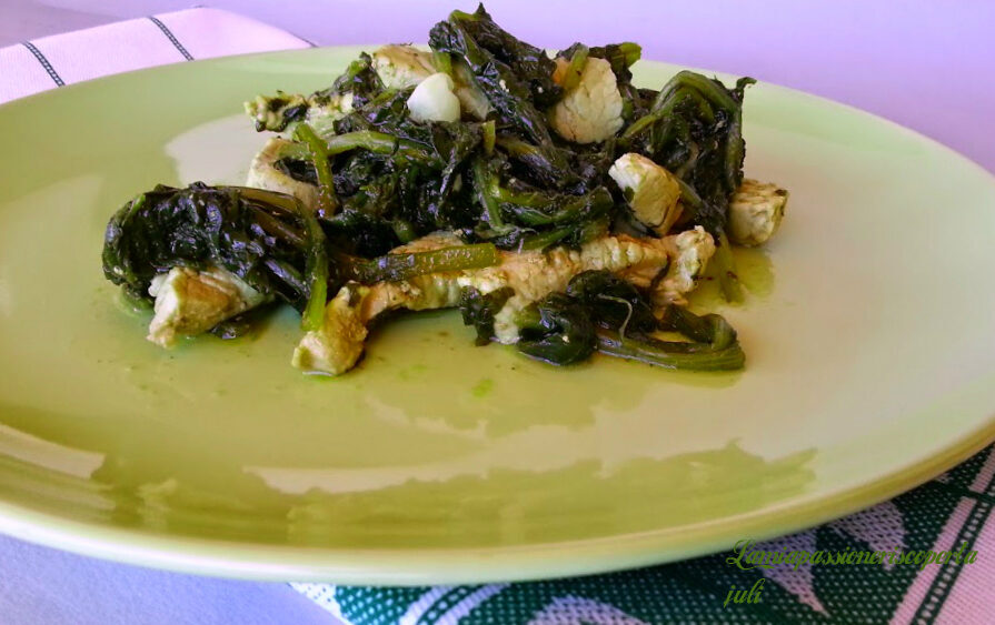 Tacchino con cicoria