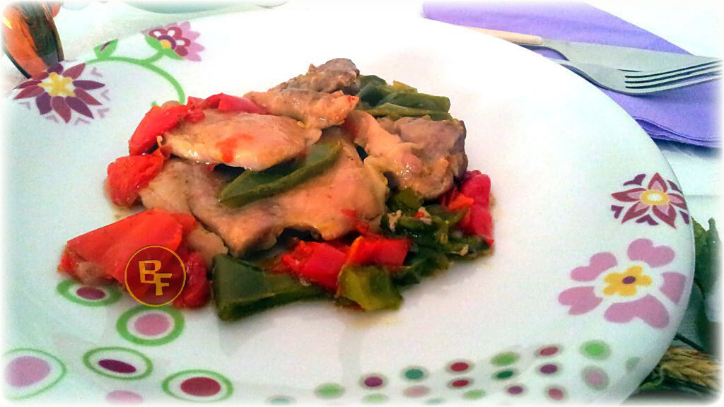 Tacchino con peperoni
