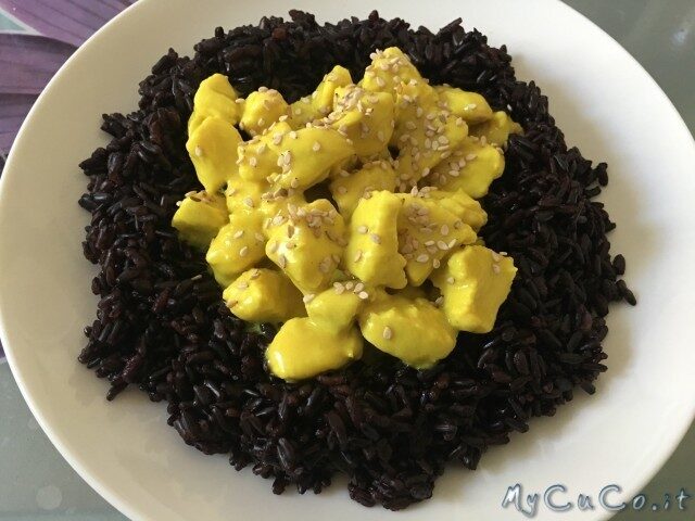 Tacchino dorato (con curcuma) con il cuco moulinex