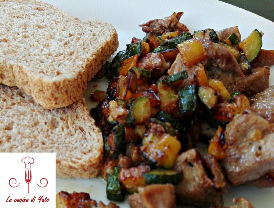 Tacchino speziato con verdure