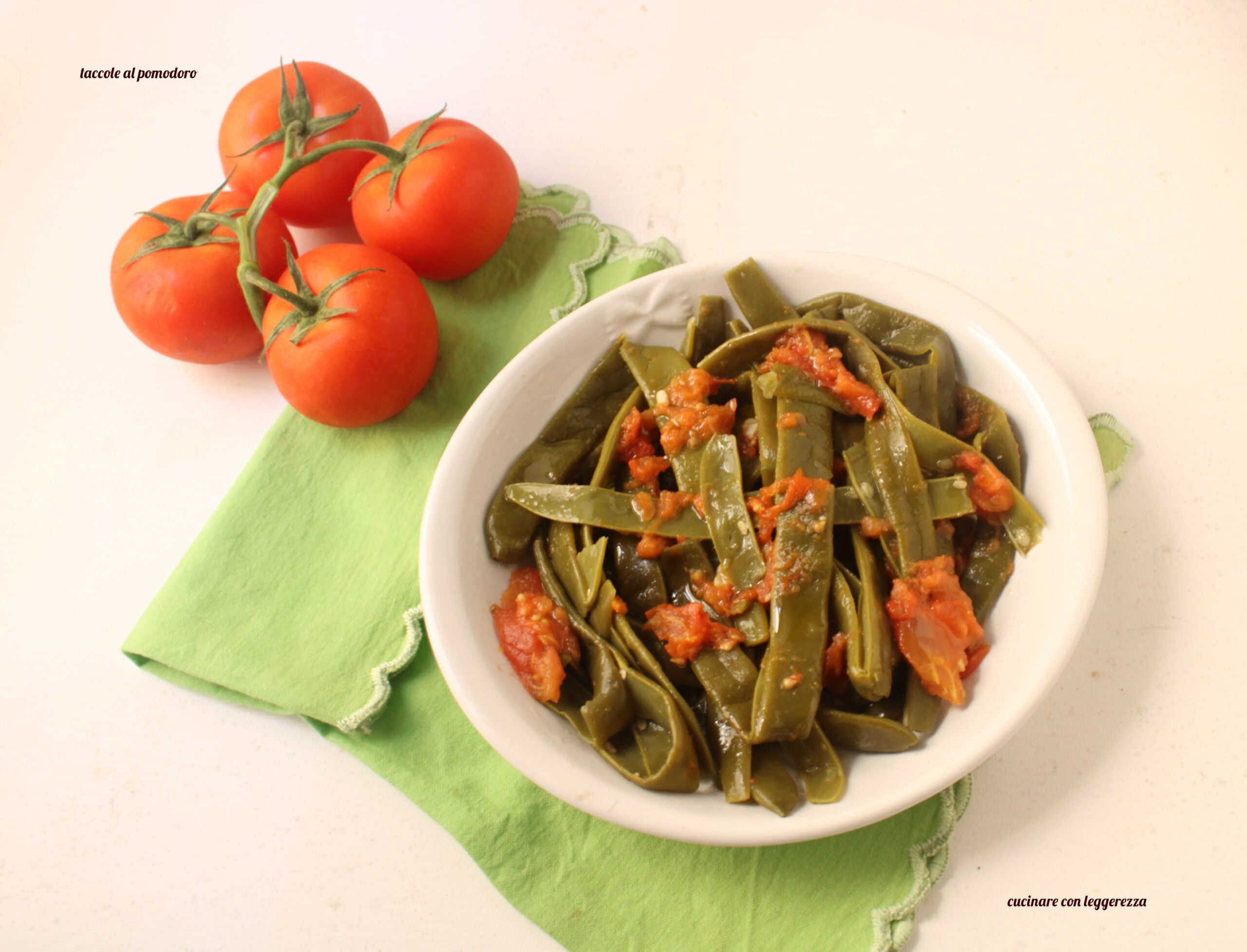 Taccole al pomodoro