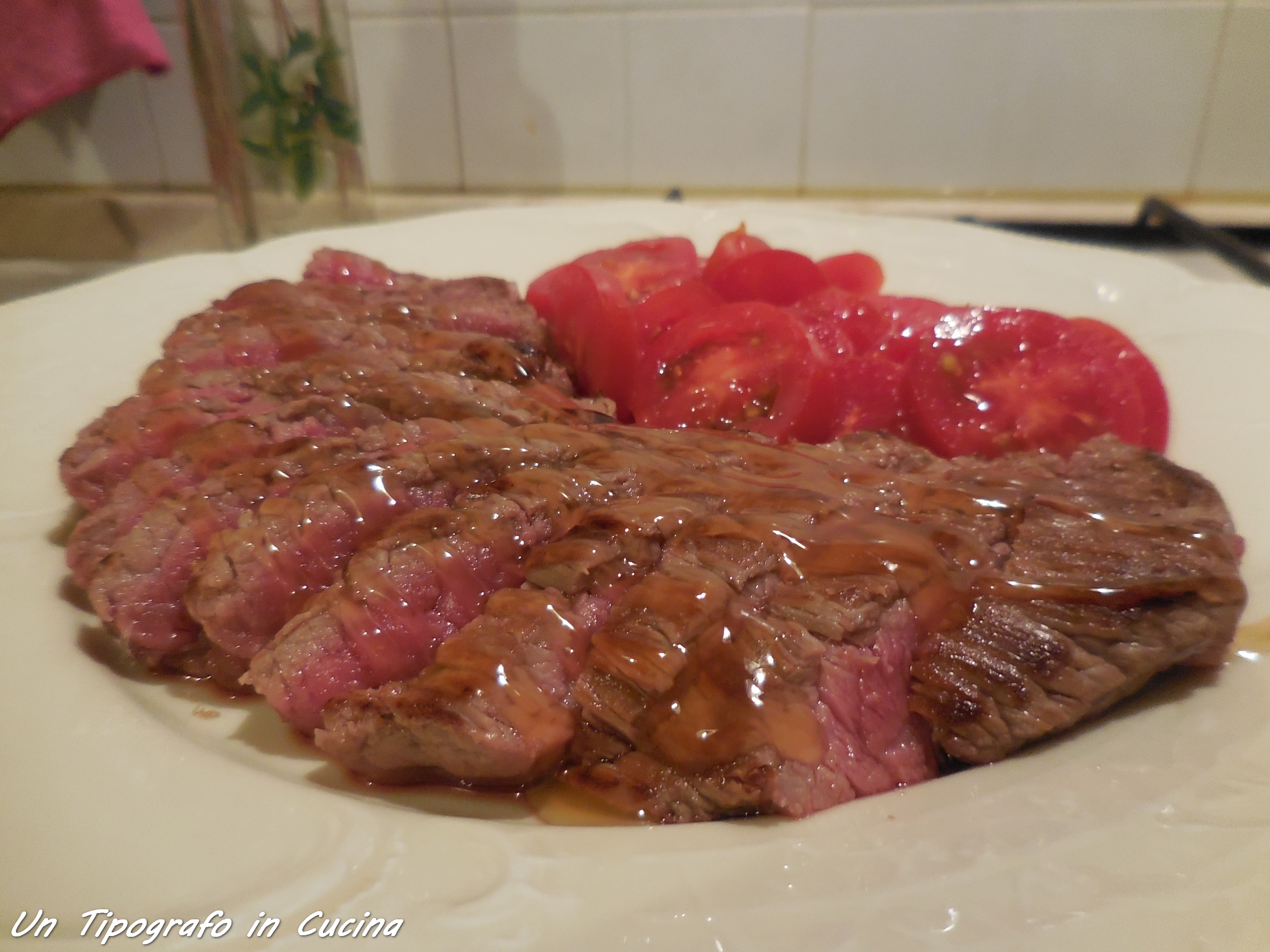 Tagliata di manzo con pomodorini freschi…
