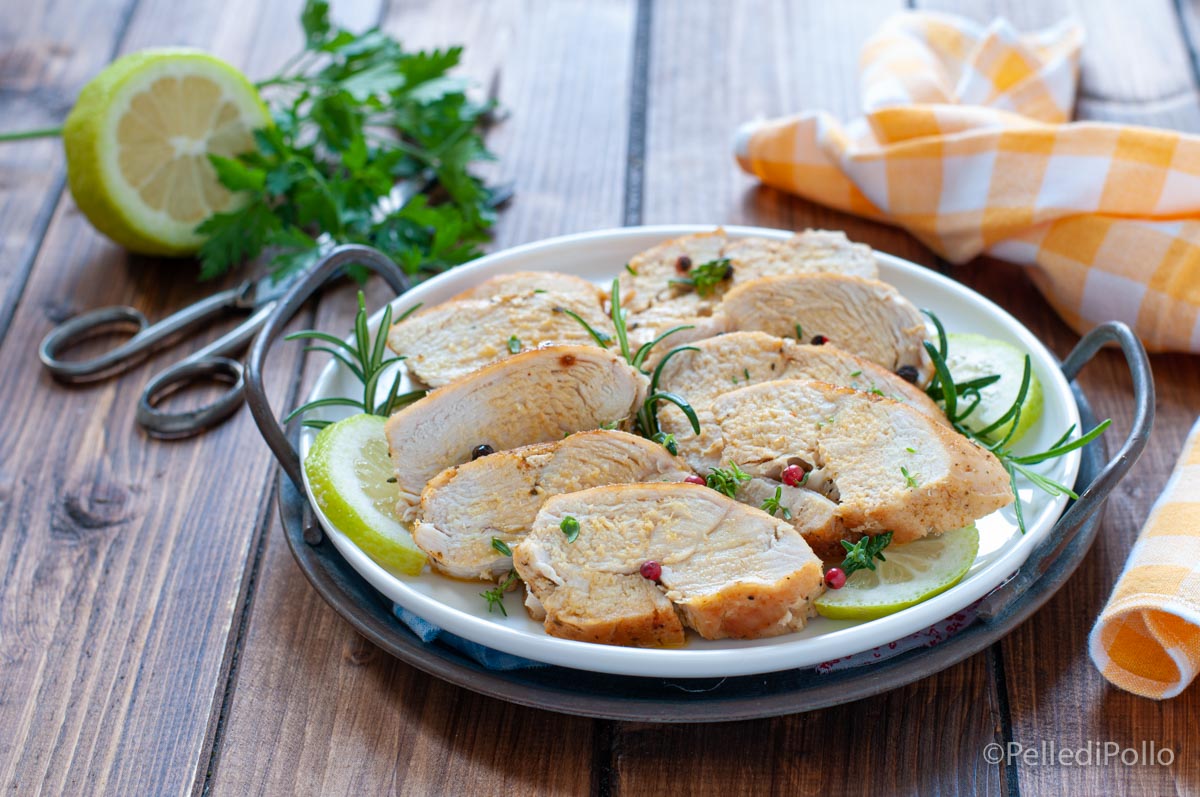 Tagliata di petto di pollo al limone