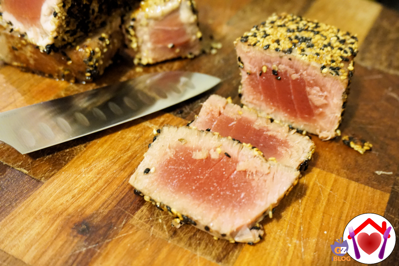 Tagliata di tonno al sesamo