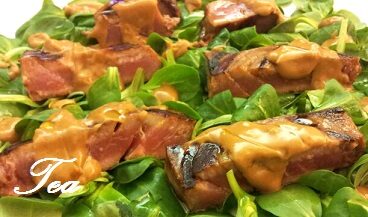 TAGLIATA DI TONNO ALLA SOIA