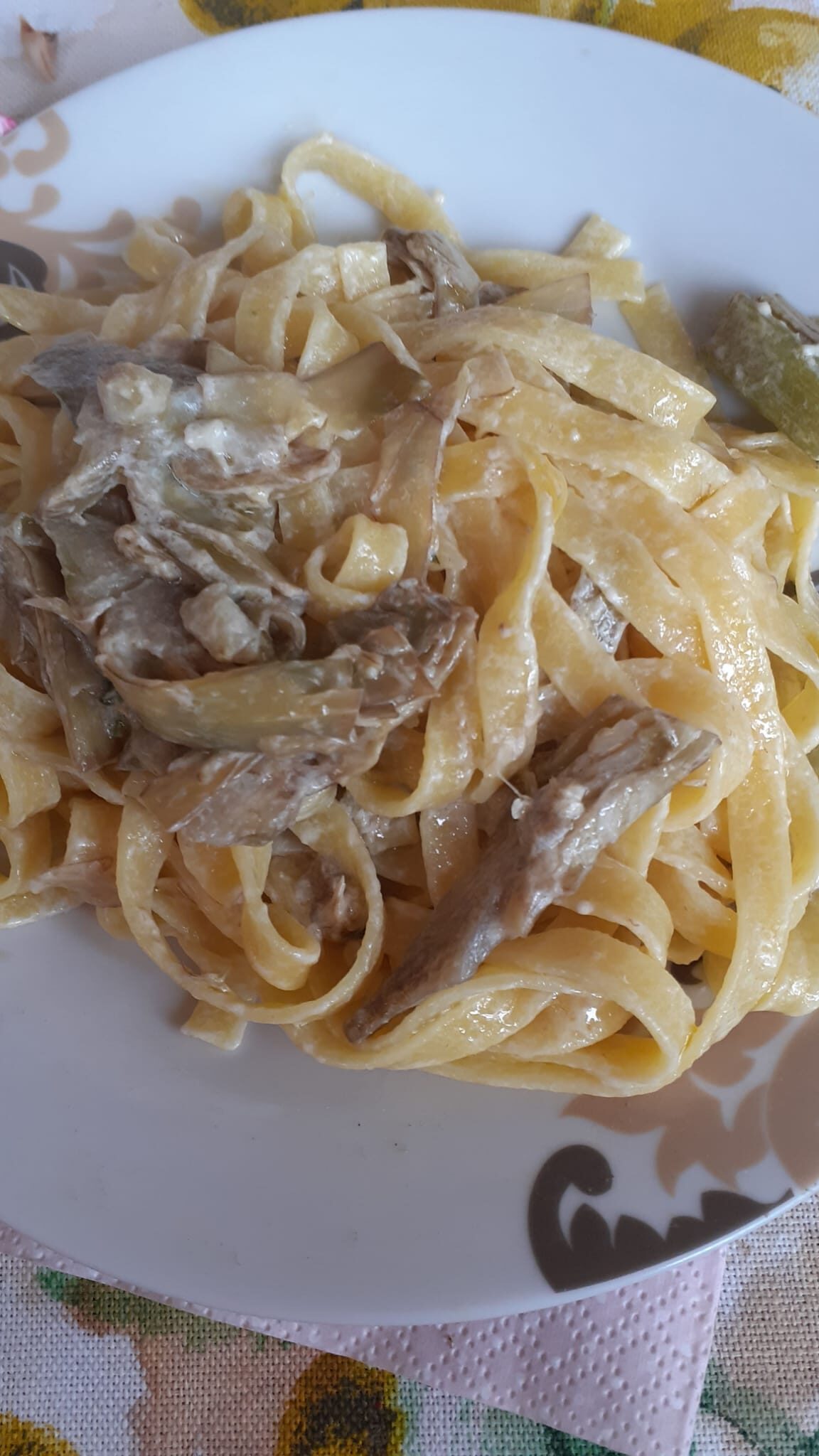 Tagliatelle ai carciofi