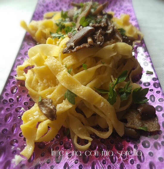 Tagliatelle ai funghi filaiole