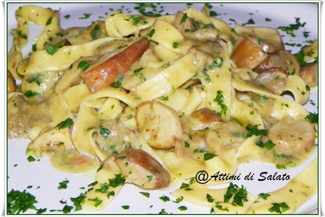 Tagliatelle ai funghi porcini