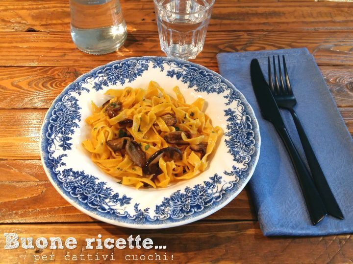 Tagliatelle ai funghi porcini