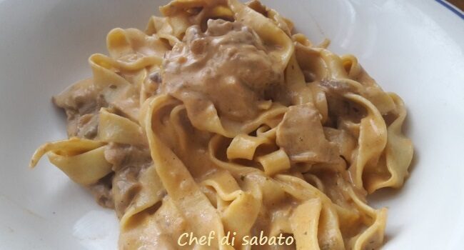 Tagliatelle ai funghi porcini