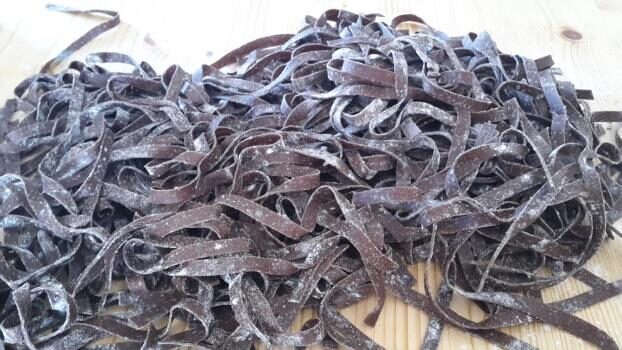 Tagliatelle al cacao fatte in casa