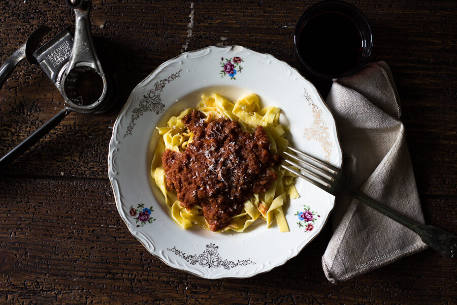 Tagliatelle al  ragù bolognese