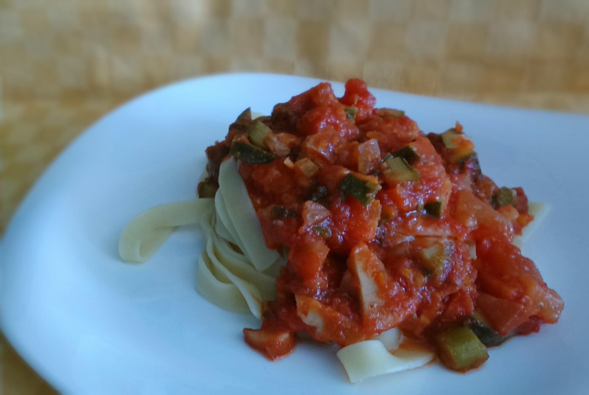 Tagliatelle al ragu’ di verdure