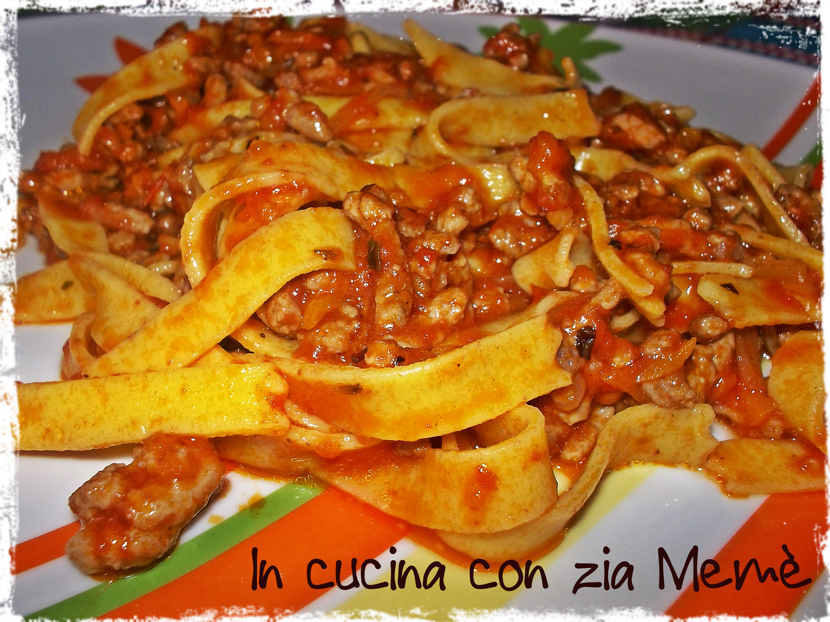 Tagliatelle al ragù