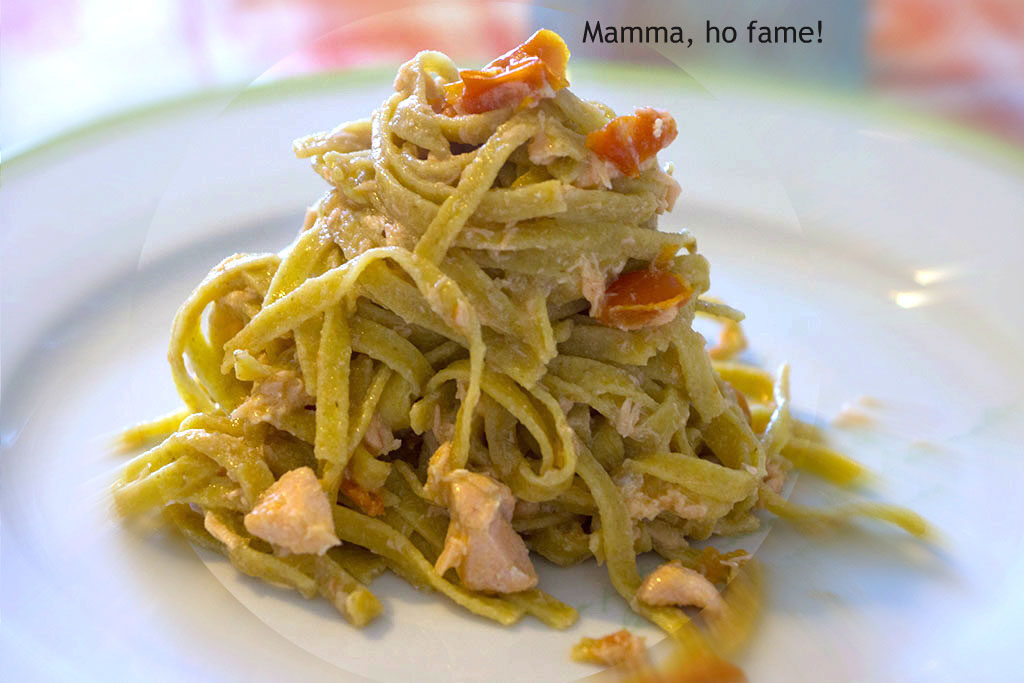Tagliatelle al salmone