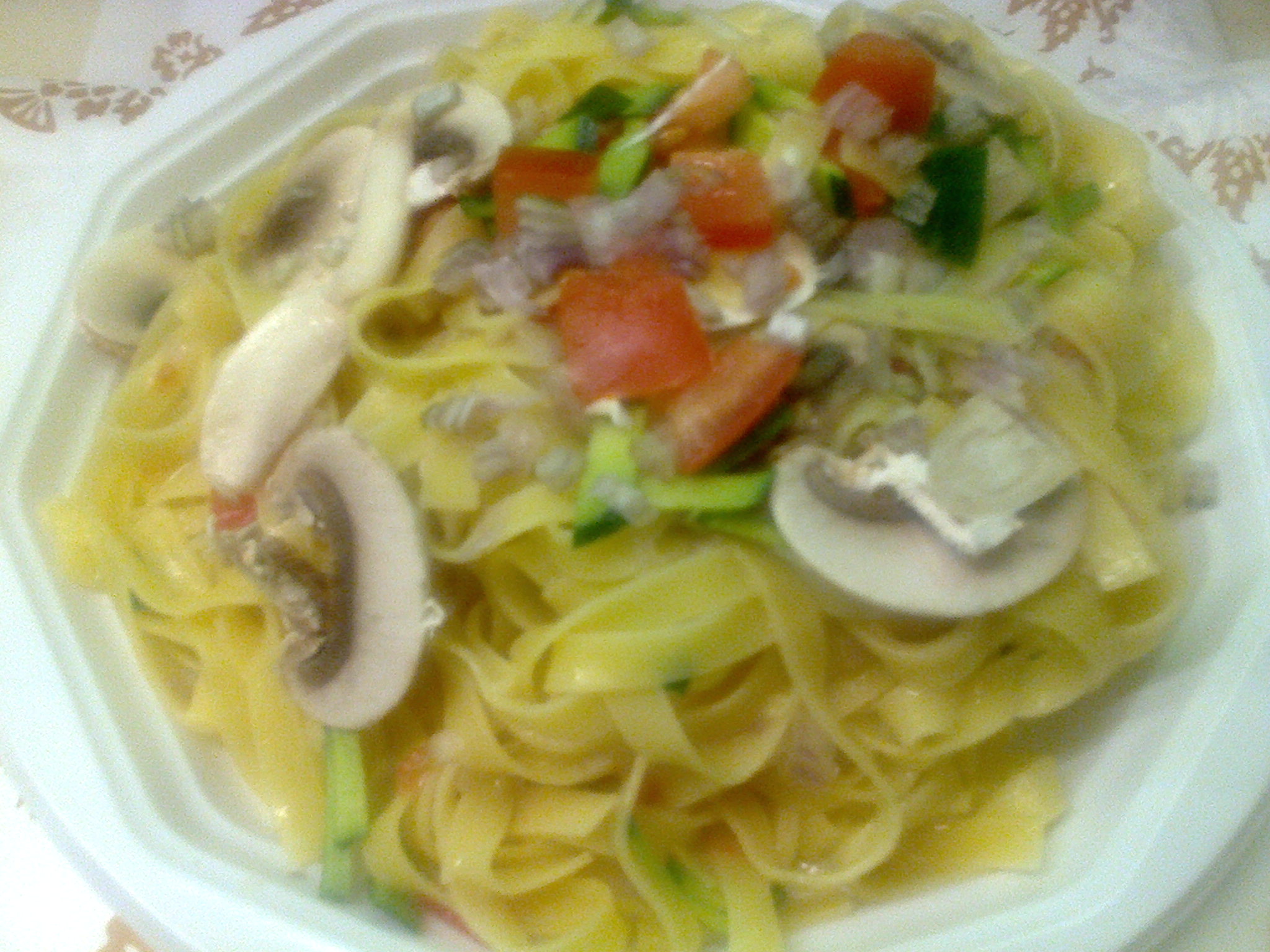 Tagliatelle alle verdure croccanti