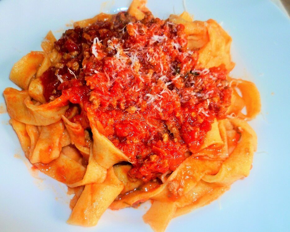 Tagliatelle all’uovo fatte a mano