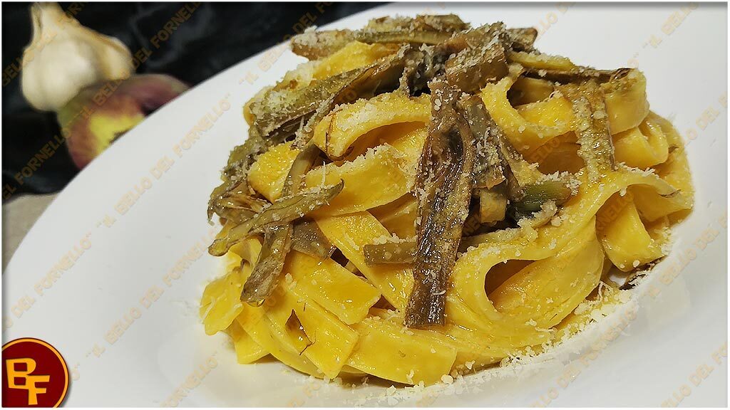 Tagliatelle con carciofi – ricetta semplice e saporita