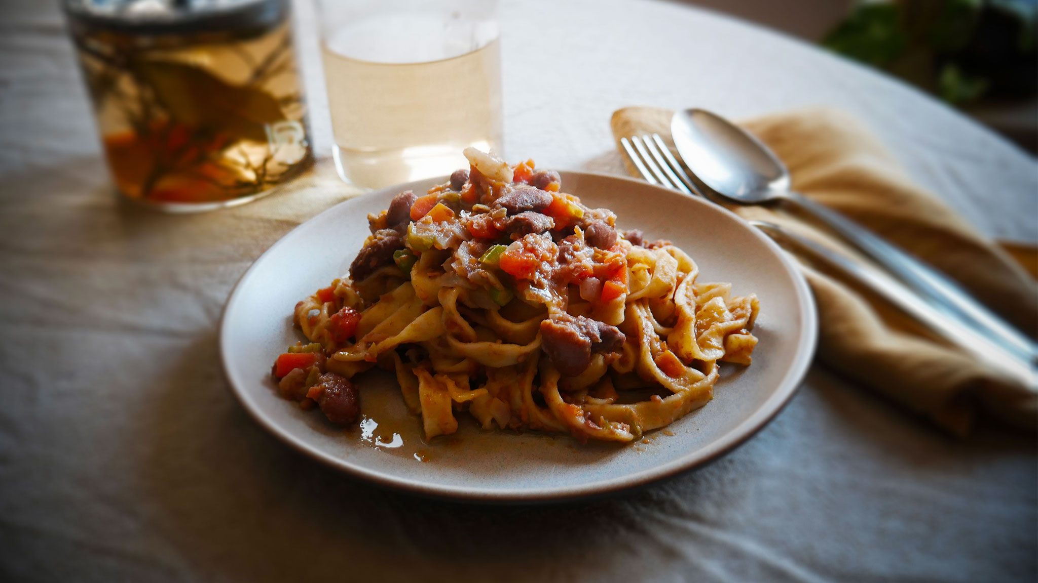 Tagliatelle con i fagioli, sapori antichi!