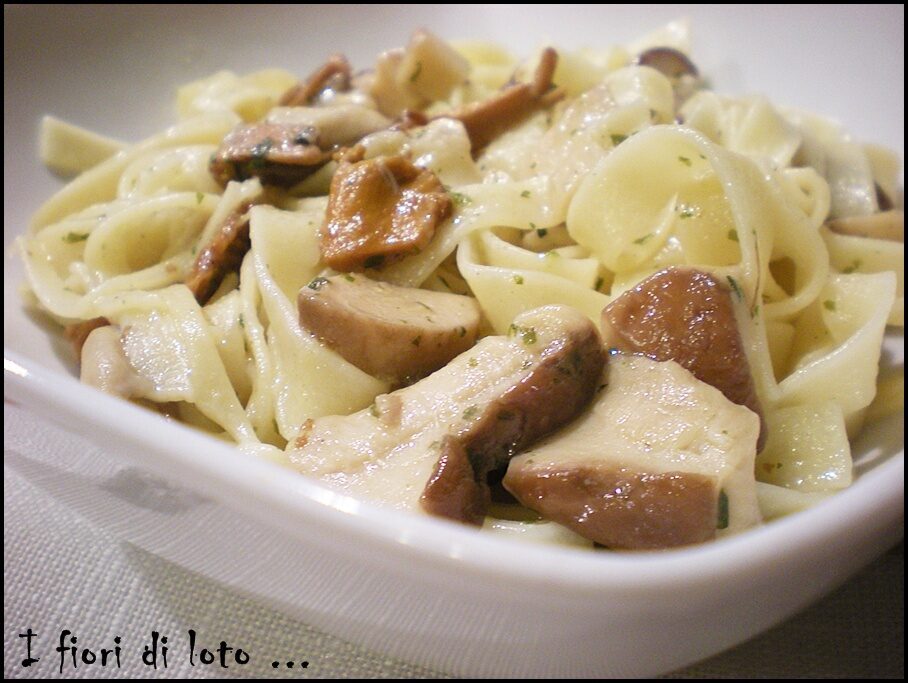 TAGLIATELLE DI KAMUT AI PORCINI