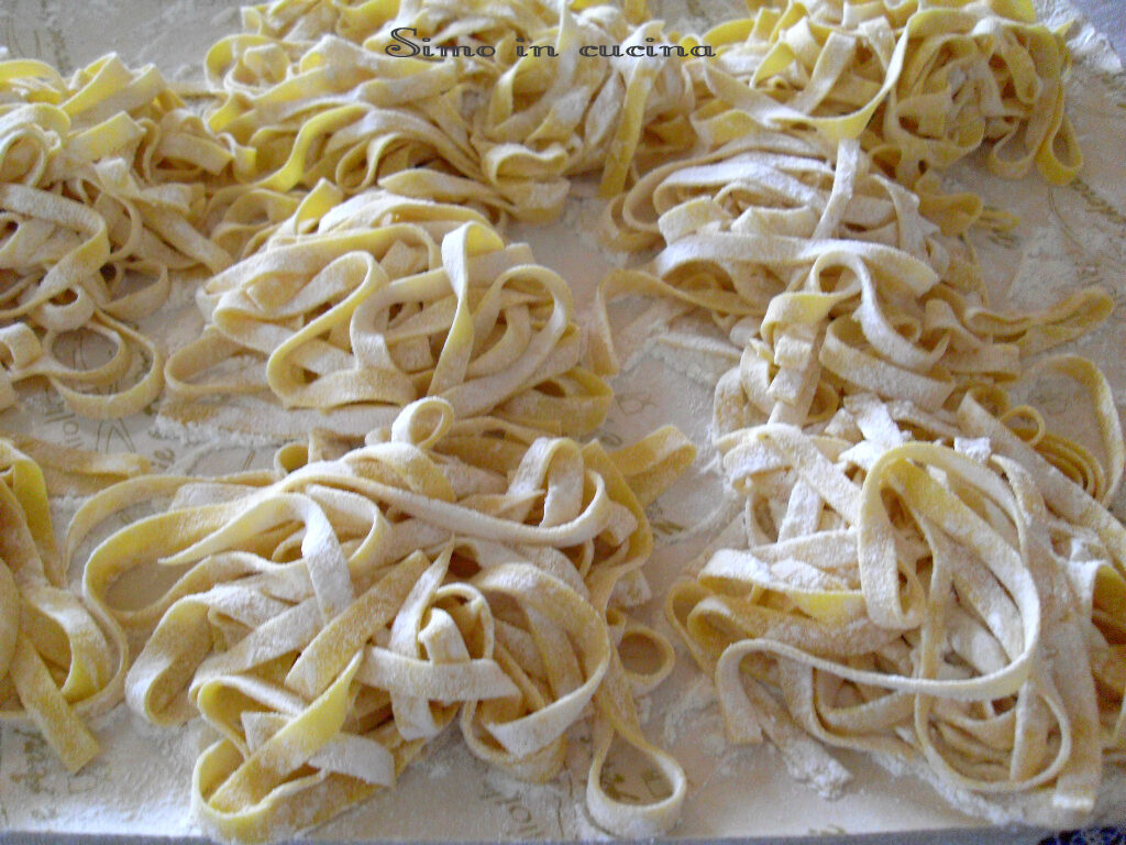 Tagliatelle e tagliolini all’uovo