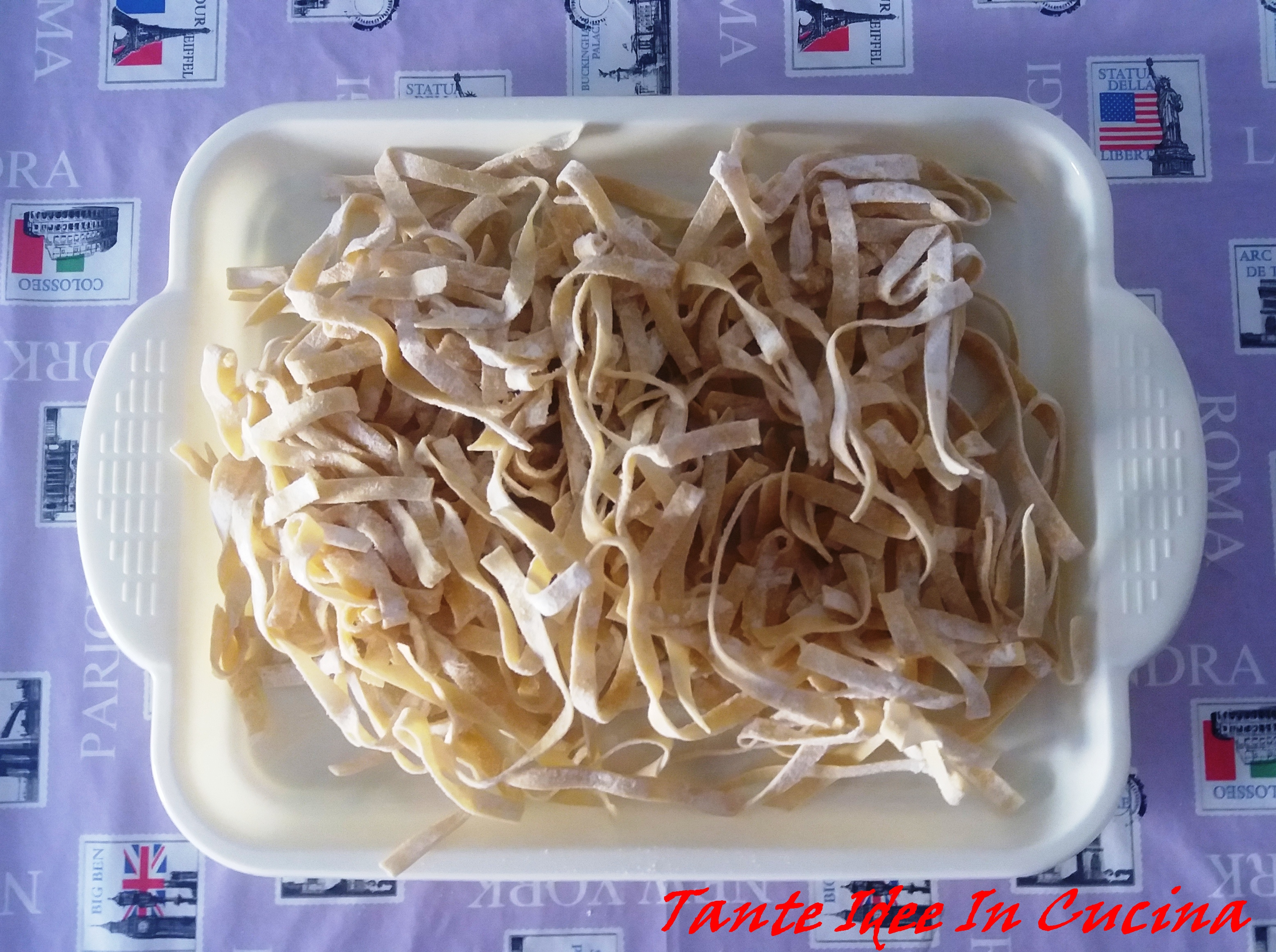 Tagliatelle fatte in casa