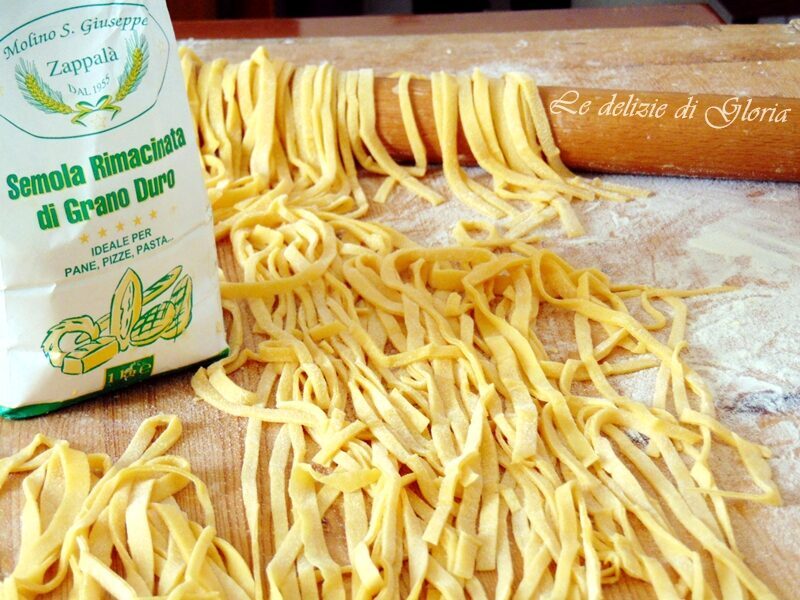 Tagliatelle fatte in casa