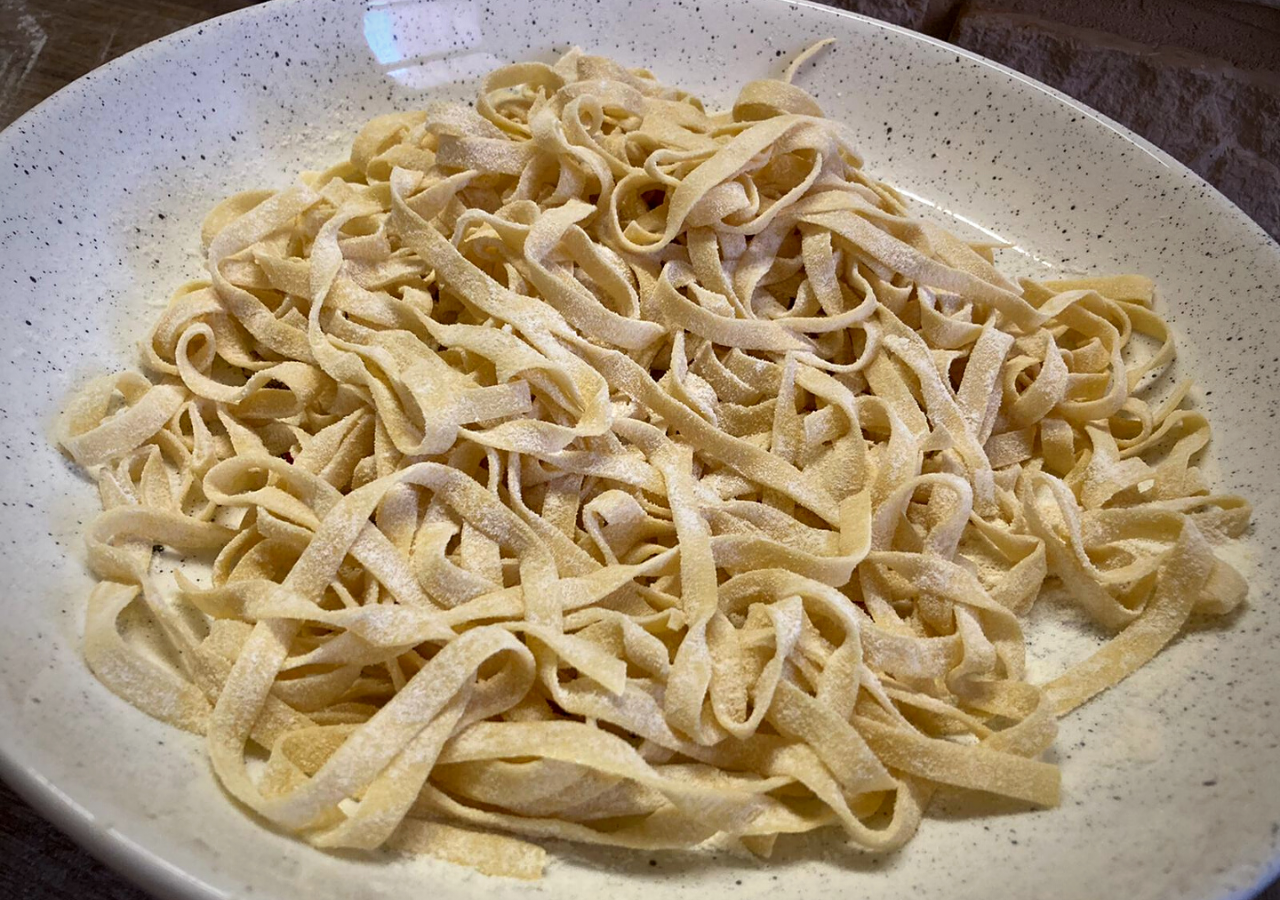 Tagliatelle fresche fatte in casa