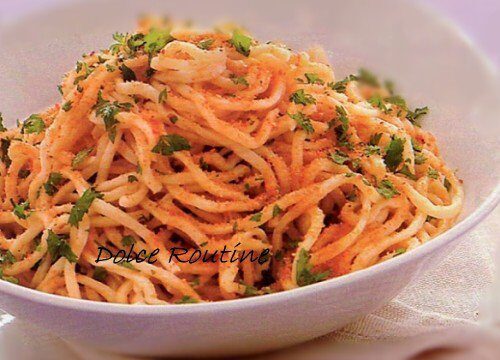 Taglierini fatti in casa alla vernaccia