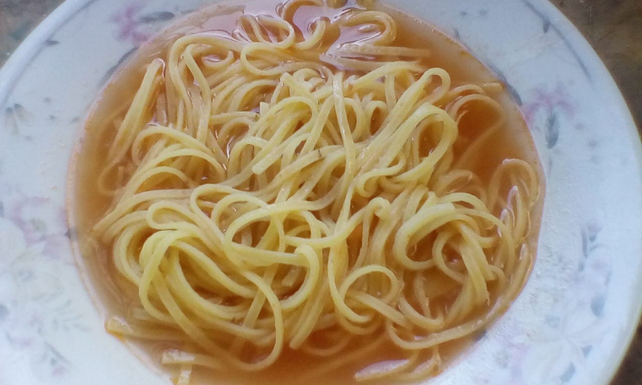Taglierini in brodo di carne