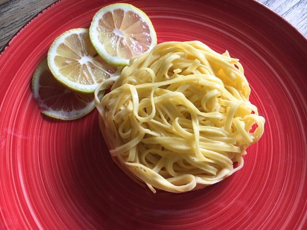 Tagliolini al limone – ricetta veloce e saporita!