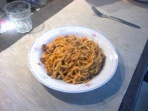 Tagliolini al rag d’anatra