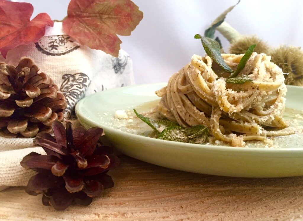 Tagliolini di grano saraceno aromatizzati al burro e salvia