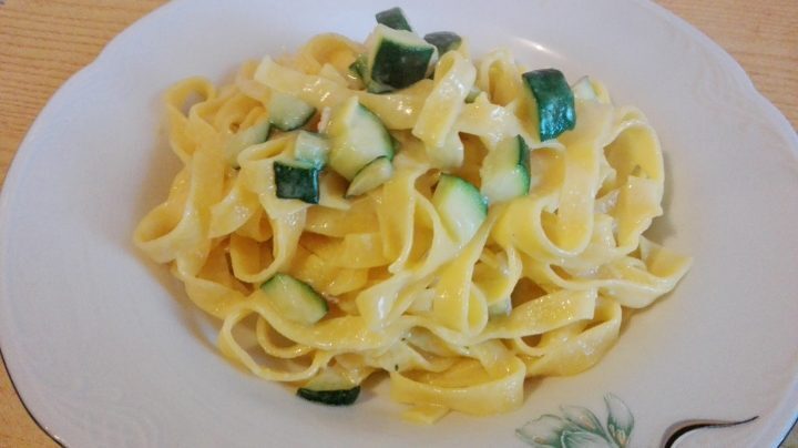 Tagliolini zucchine e gorgonzola