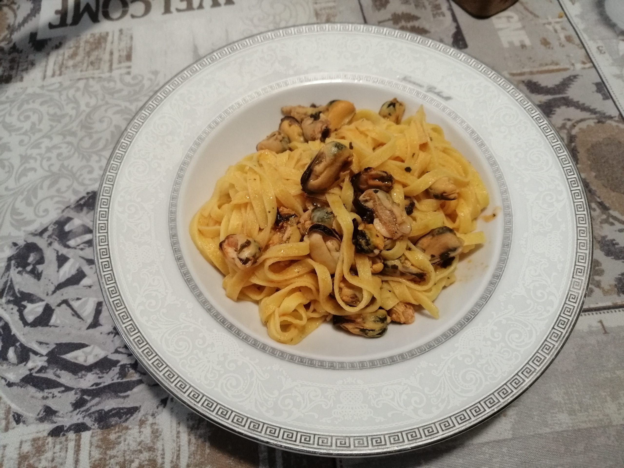Tagliolinii al ragù di cozze