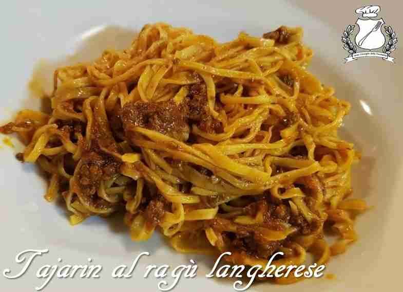 Tajarin al ragù alla langarola