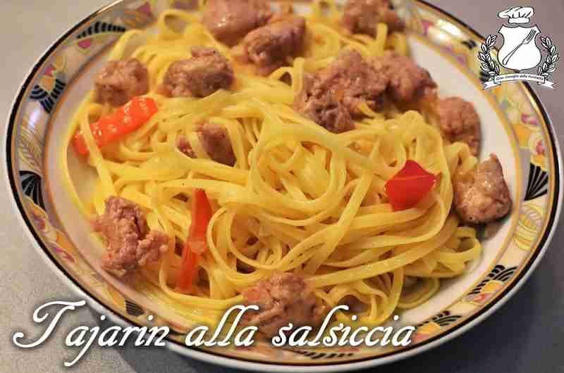 Tajarin alla salsiccia