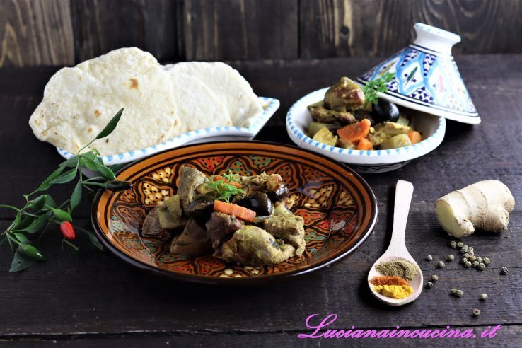 Tajine di carne di tacchino