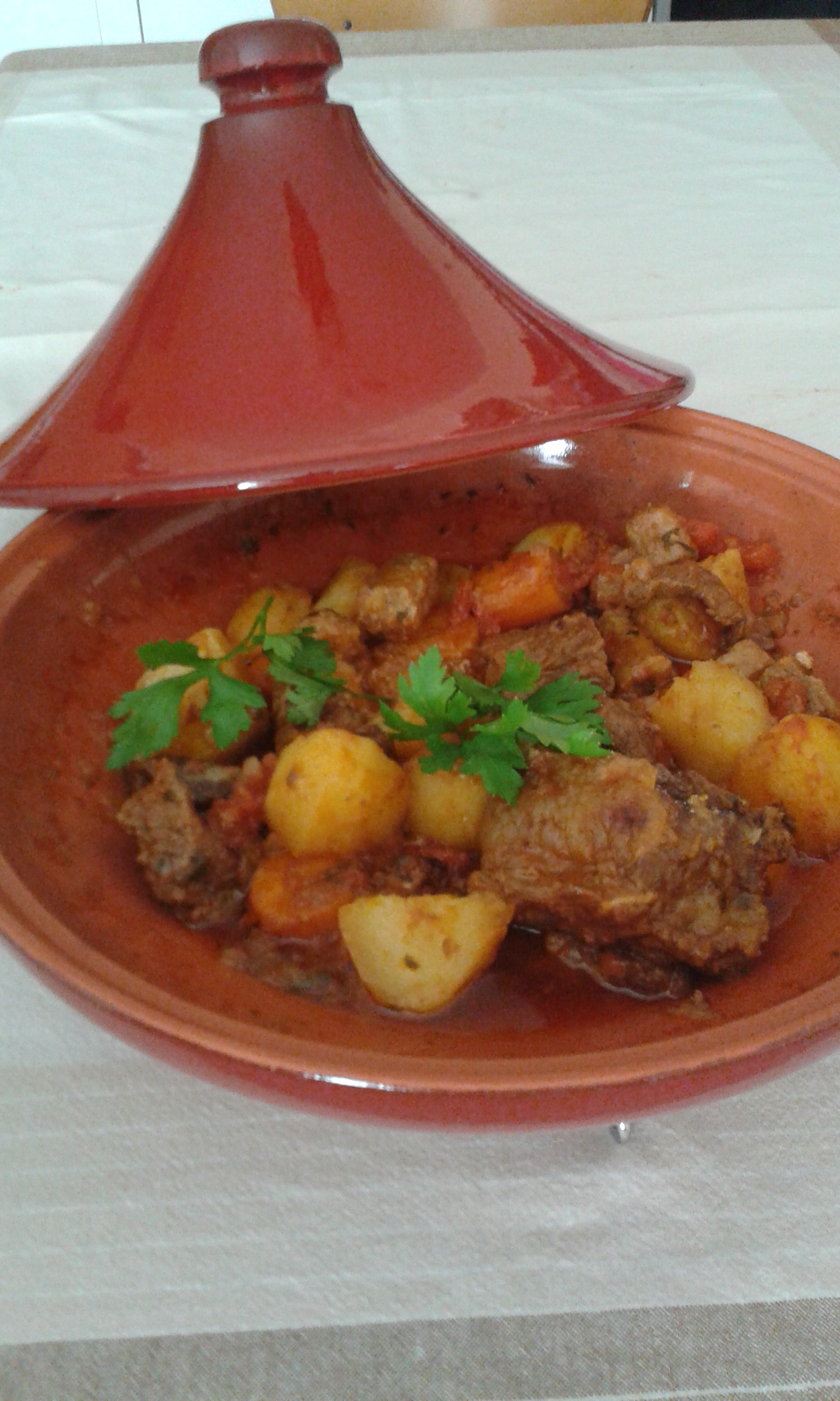 Tajine di manzo e verdure